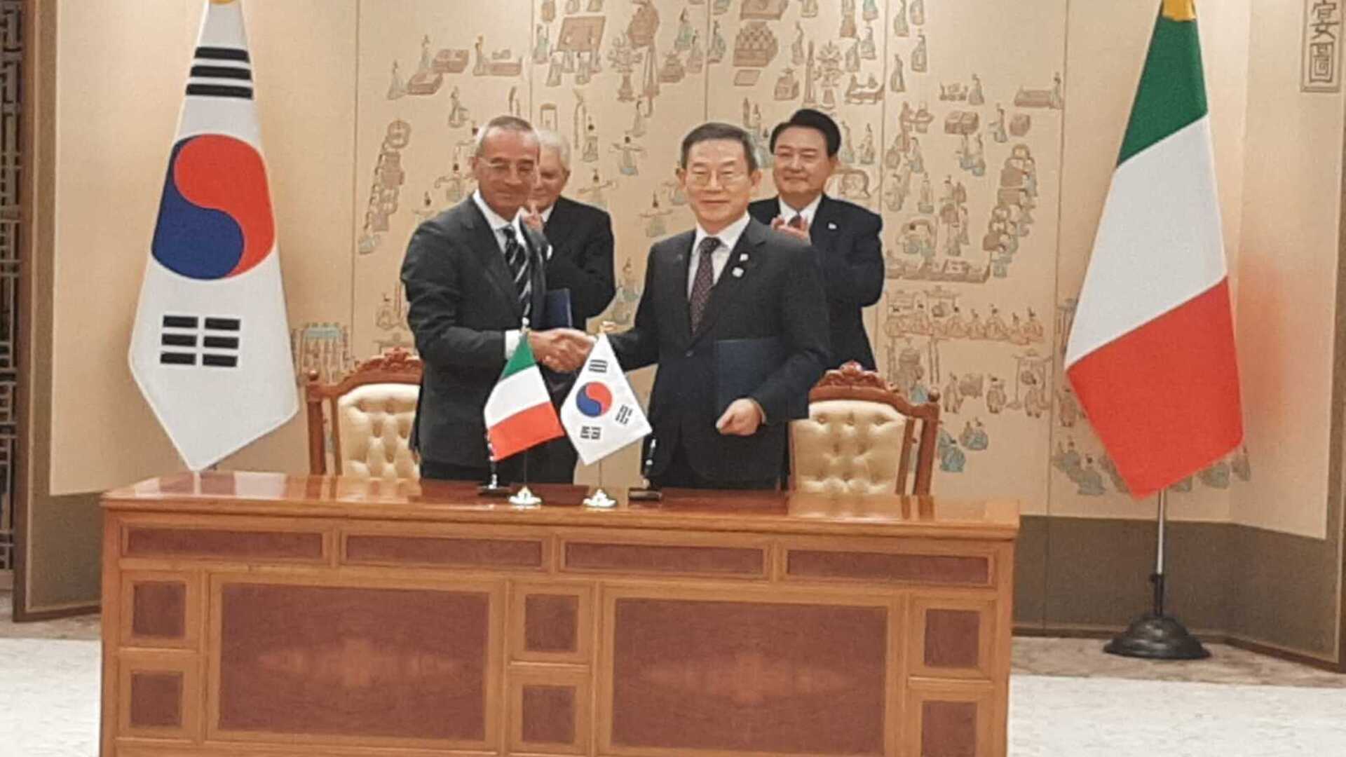 ASI-memorandum -italia-corea