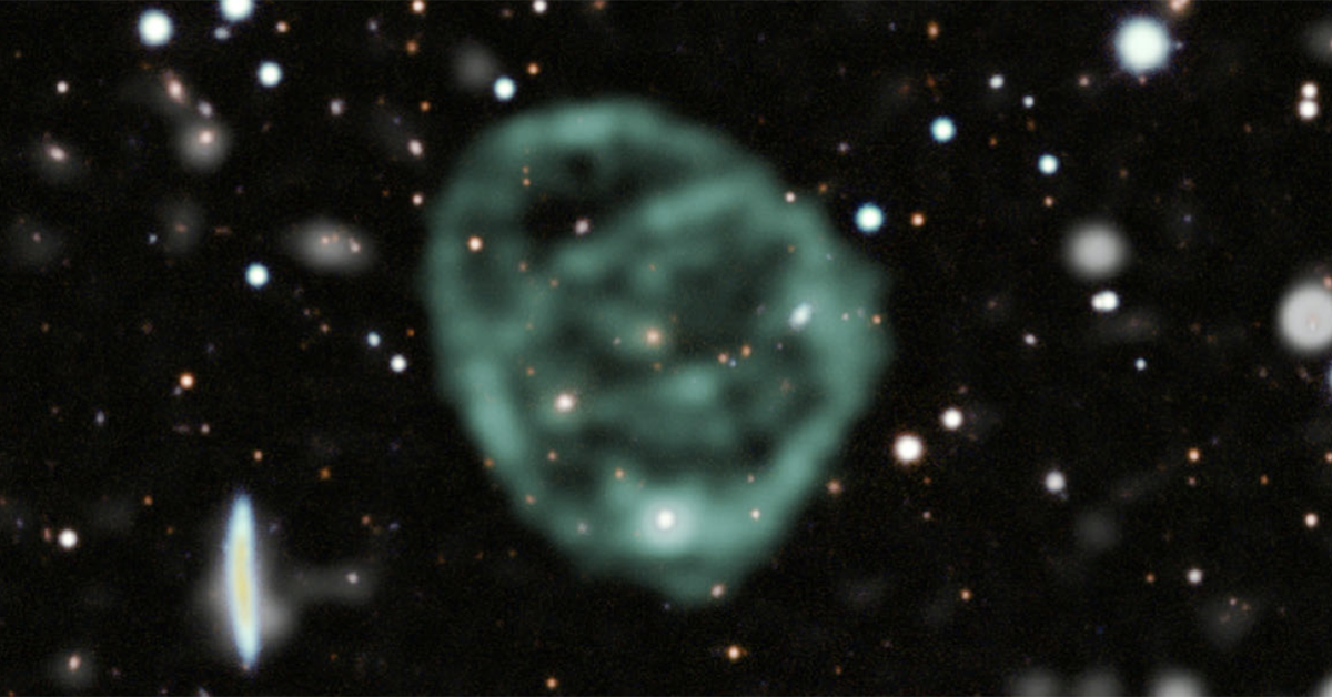 cerchi radio anomali Immagine che mostra il cerchio radio anomalo denominato Orc 1. Crediti: Jayanne Inglese/University di Manitoba