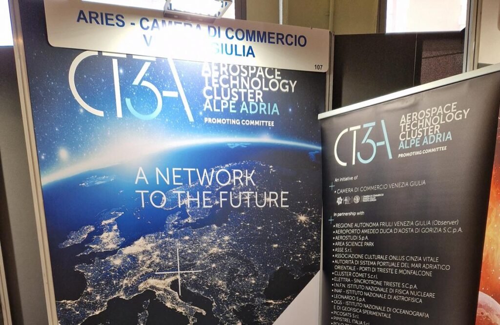 Alpe Adria: un Cluster Tecnologico Aerospaziale a forte vocazione internazionale 3 Alpe- Adria-stand-ct3a-a-space-meetings-veneto