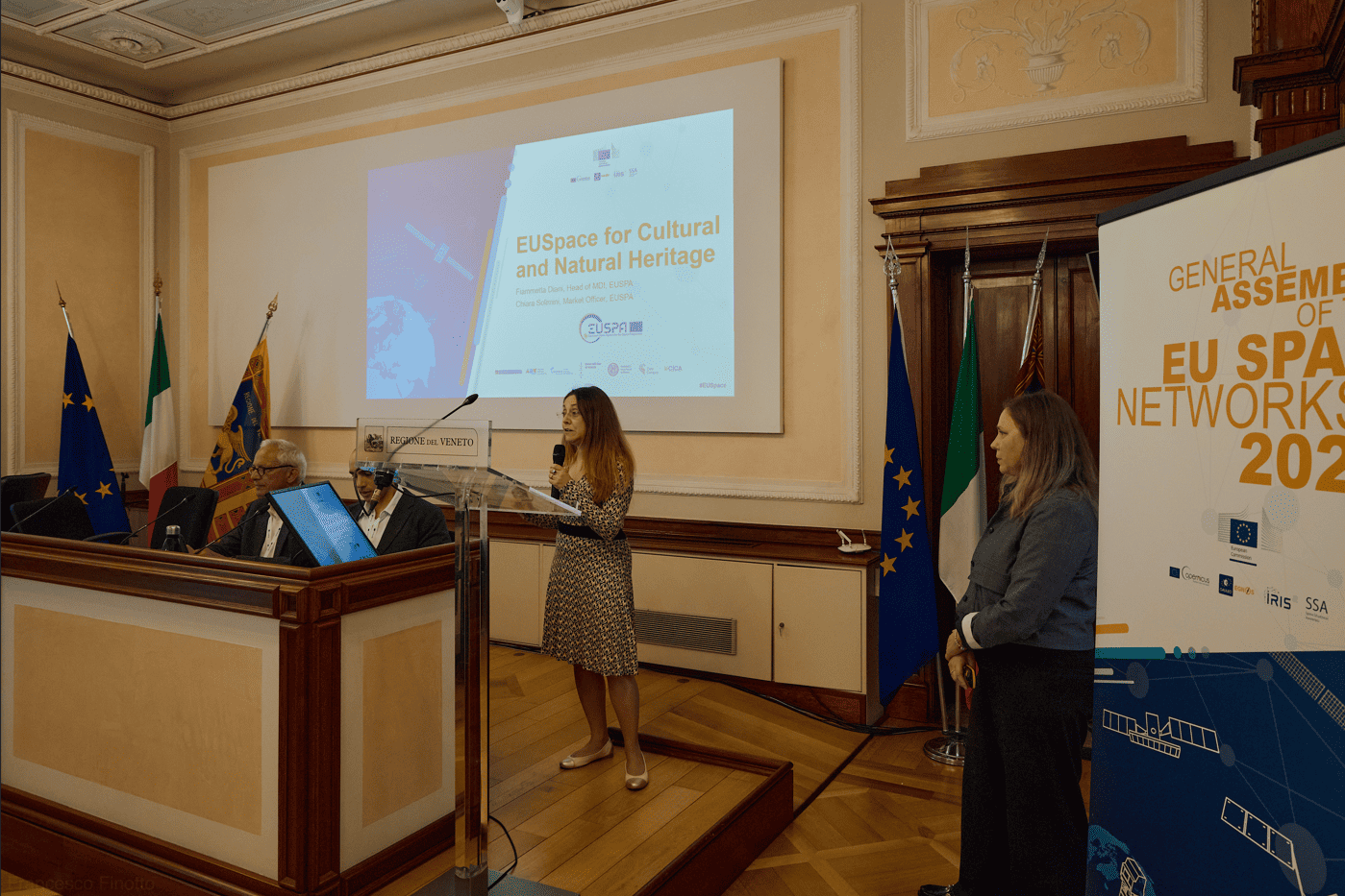 Assemblea generale delle reti spaziali dell'UE 2025 ambientata sullo sfondo della storica Venezia 4 euspa 1