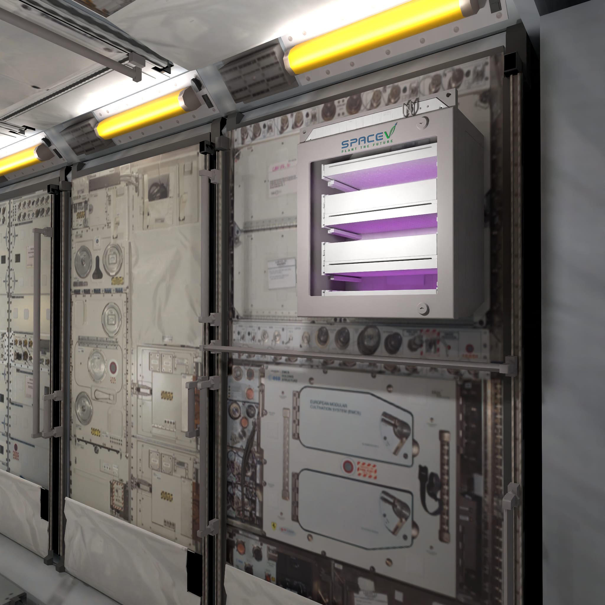 La serra adattiva di Space V a Euroflora per coltivare piante e verdure in orbita 1 Space V