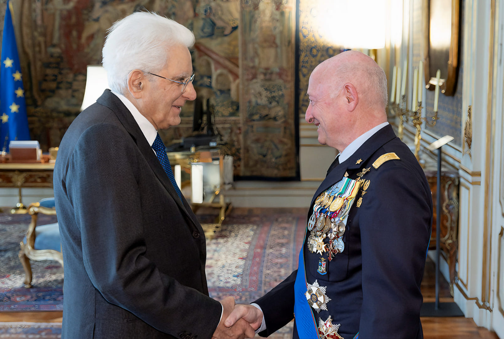 Mattarella riceve Goretti e Conserva, vertici Aeronautica 2 Mattarella
