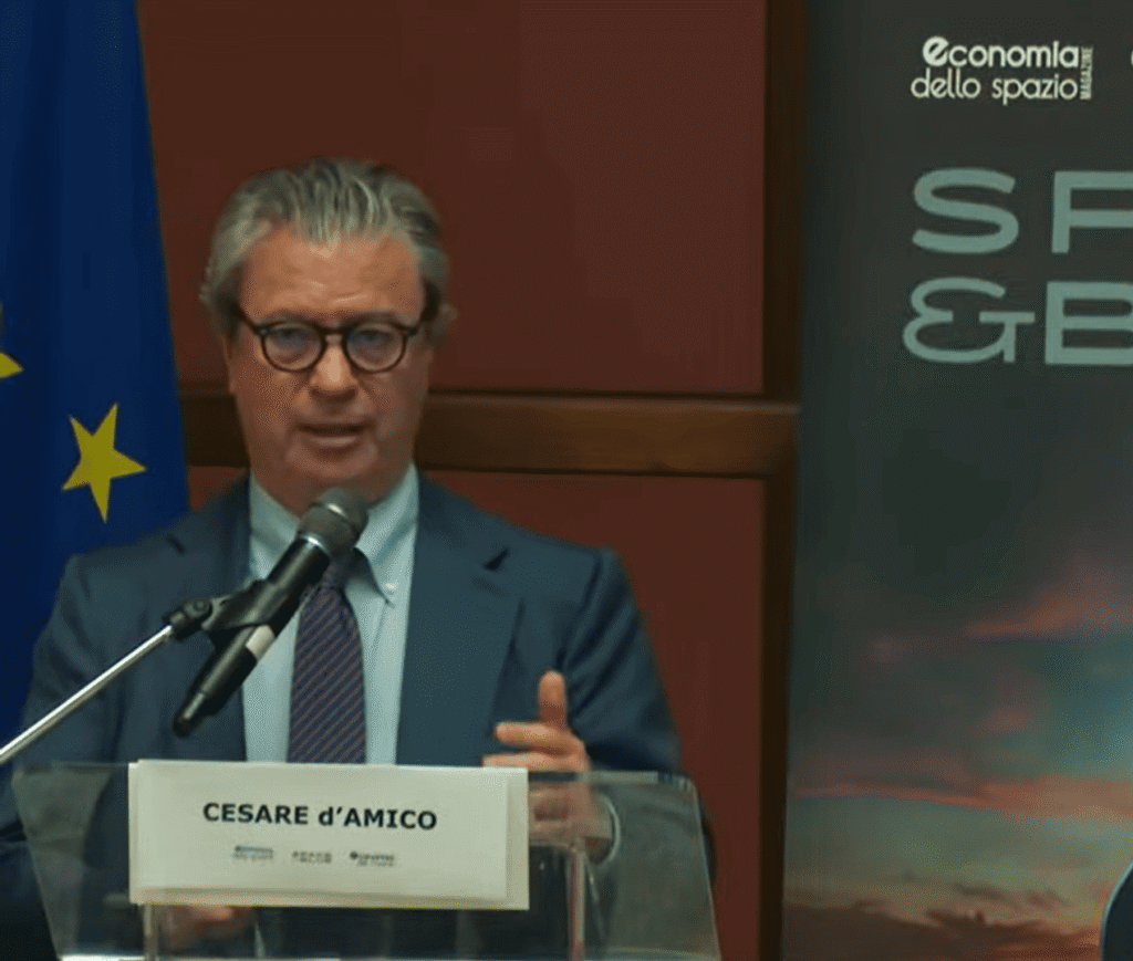 Intervento di Cesare d’Amico al 3° Forum Space&Blue 2025 al Mimit