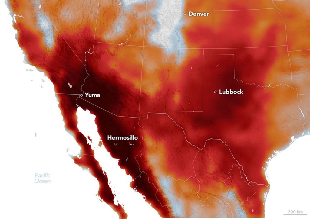 Ondata di caldo estremo