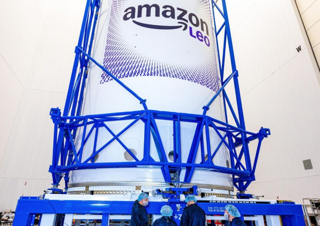 Blue Origin avvia i lanci della rete Leo di Amazon 1 Rete Leo
