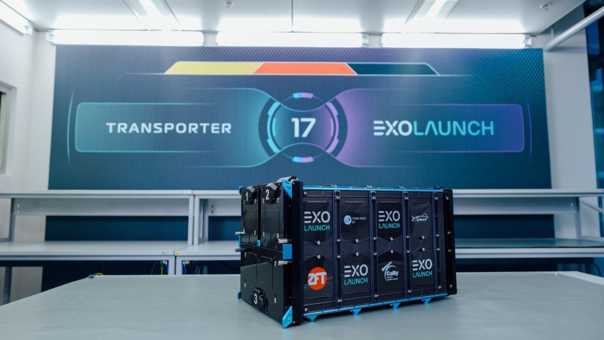 Exolaunch prepara il dispiegamento di 49 satelliti clienti sulla missione Transporter 17 di SpaceX dedicata al mercato rideshare.