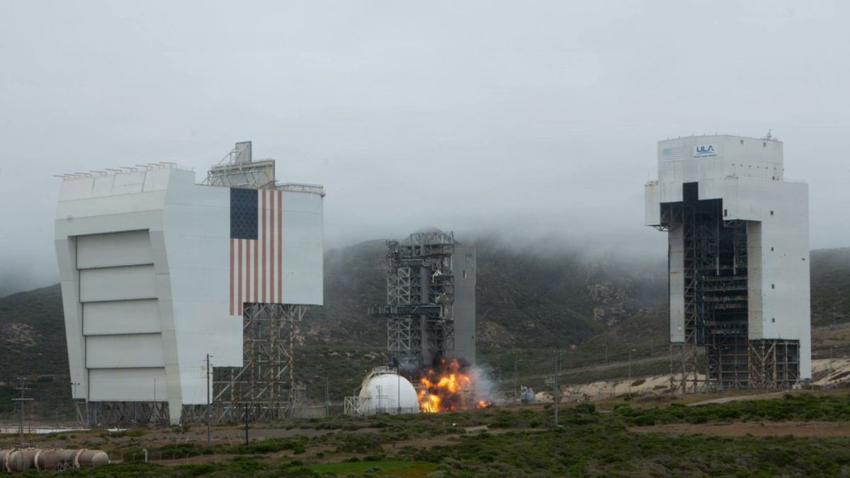 La rampa SLC-6 della Vandenberg Space Force Base durante le attività preliminari di modernizzazione avviate da SpaceX