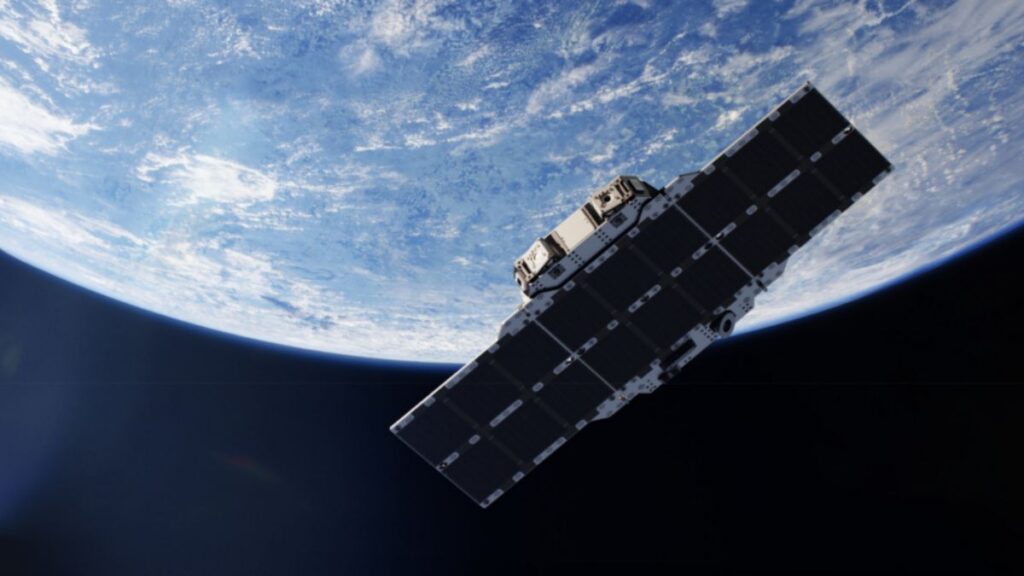 Mitsubishi Electric guida il round da 21 milioni di dollari di Array Labs per sviluppare una nuova generazione di satelliti radar 1 Satellite della costellazione di Array Labs progettato per operare in formazione con altri satelliti radar per il monitoraggio continuo della Terra.