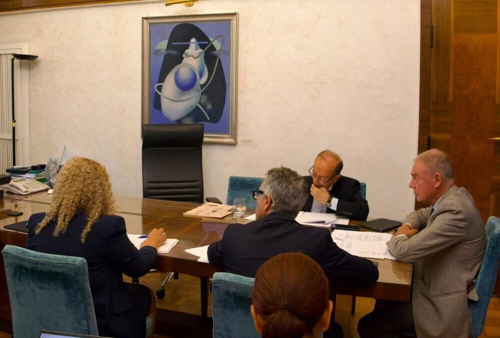 Riunione in videoconferenza dei ministri degli Stati membri e associati dell'ESA dedicata alle strategie europee per l'esplorazione spaziale e la Conferenza Ministeriale di Roma.
