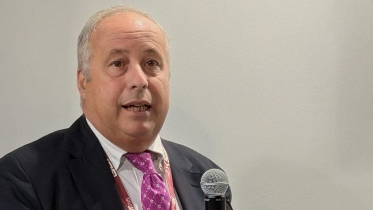 Tommaso Edoardo Frosini, Presidente del CIRA, durante un intervento sulla Space Economy
