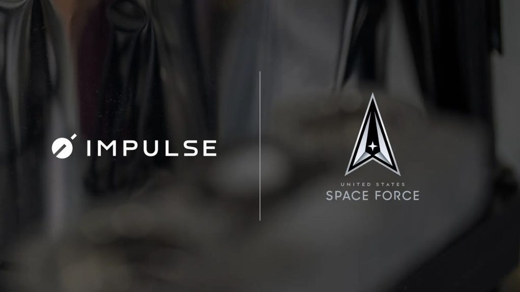 Impulse Space, Mira per la Space Domain Awareness Usa: missione in LEO per osservare oggetti in GEO 1 Impulse Space e Space Force, i loghi delle due organizzazioni affiancati