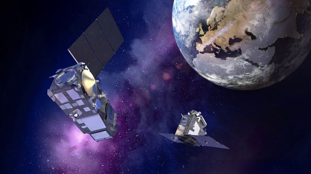 Sentinel-3C e FLEX in orbita con Vega C: la filiera europea dietro le due missioni 1 Sentinel-3C e FLEX in orbita attorno alla Terra in una rappresentazione artistica