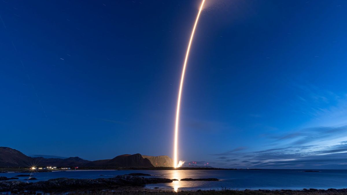 Spectrum in orbita durante il secondo lancio di Isar Aerospace da Andøya, in Norvegia