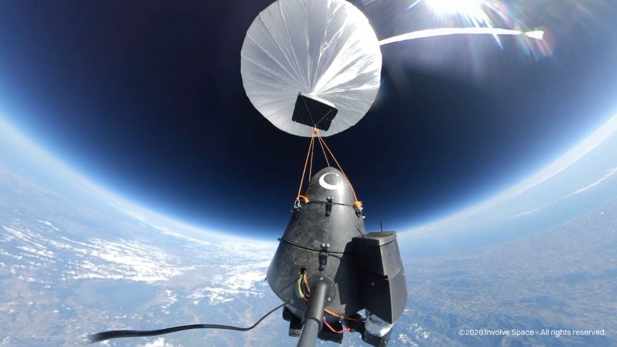 Piattaforma stratosferica di Involve Space, tecnologia utilizzata per il progetto StratoSAR