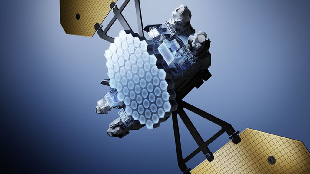 CesiumAstro verso il debutto in orbita con Element-1 sulla missione Transporter-18 1 Element-1 di CesiumAstro con antenna phased array e pannelli solari