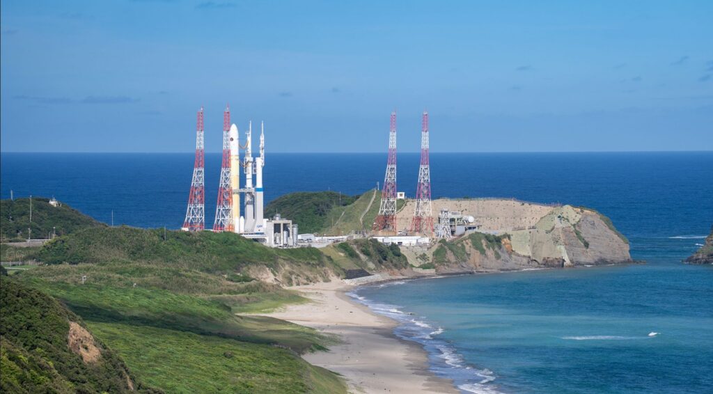La missione MMX è stata lanciata con successo: il rover Idefix® è in viaggio verso Phobos, una delle lune di Marte. 1 missione MMX dal centro spaziale di Tanegashima